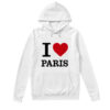I Love Paris Unisex Hoodie