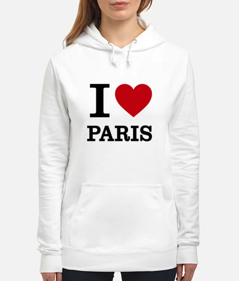 Heartstopper Darcy Olsson I Love Paris Hoodie - CreativeTDesign