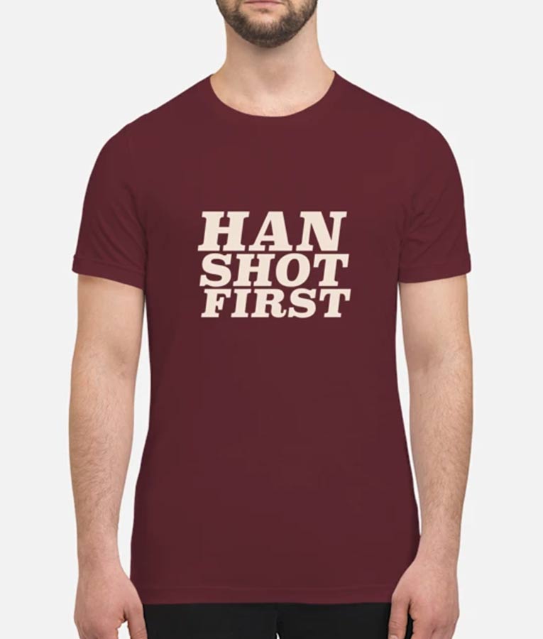 Puppy Love Grant Gustin Han Shot First T-Shirt