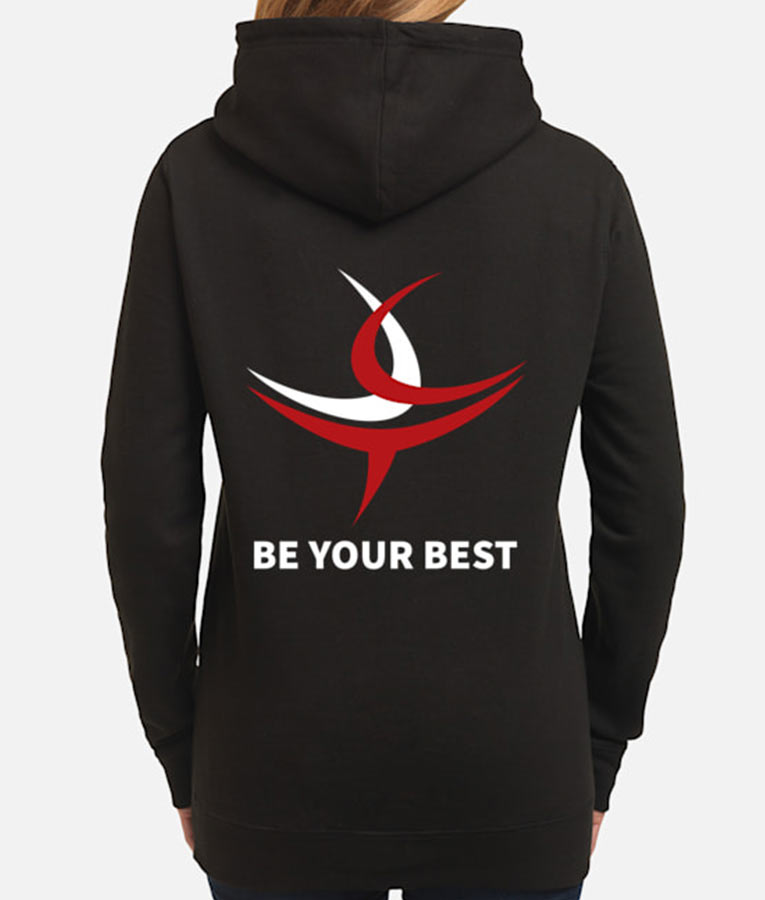 The Real Housewives of Orange County Tamra Judge CUT Fitness Be Your Best Black Hoodie