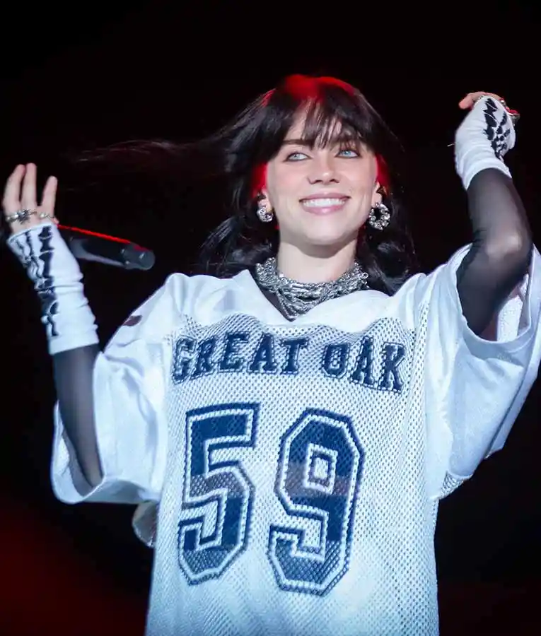 billie eilish Tシャツ Amazon.com: Billie Eilish Men's Racer Logo Jumbo T-Shirt X