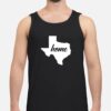 Heels Bobby Pin Home Texas Map Tank Top - Image 2