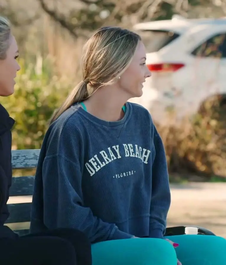 Delray Beach Florida Southern Charm Taylor Ann Green Sweatshirt