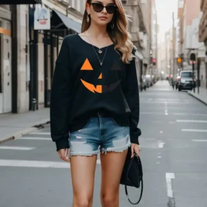 Halloween Pumpkin Head Hoodie