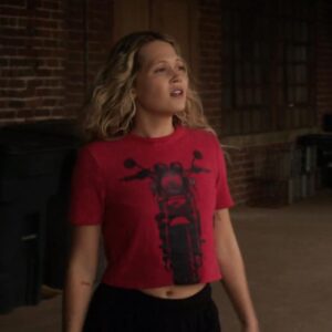 Heels Season 2 Crystal Tyler Motorcycle Front T-Shirt