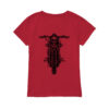 Kelli Berglund Heels Crystal Tyler Motorcycle Front T-Shirt
