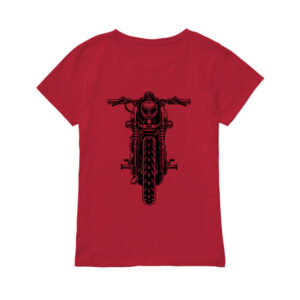 Kelli Berglund Heels Crystal Tyler Motorcycle Front T-Shirt
