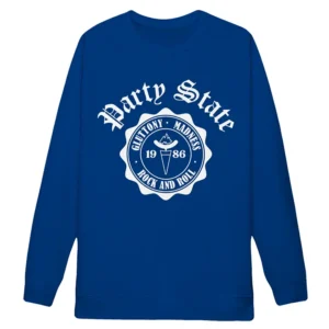 Party State Gluttony Madness 1986 Rock and Roll Sweatshirt