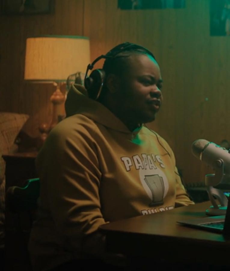 Shamon Brown Jr. The Chi Season 6 Papa Jackson Papa's Pulpit Hoodie