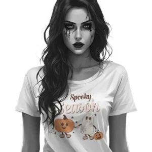 Spooky Season Ghost Pumpkin Friend T-Shirt