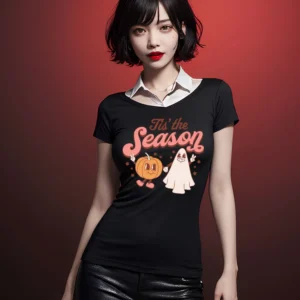 Tis the Season Pumpkin Ghost Friends T-Shirt