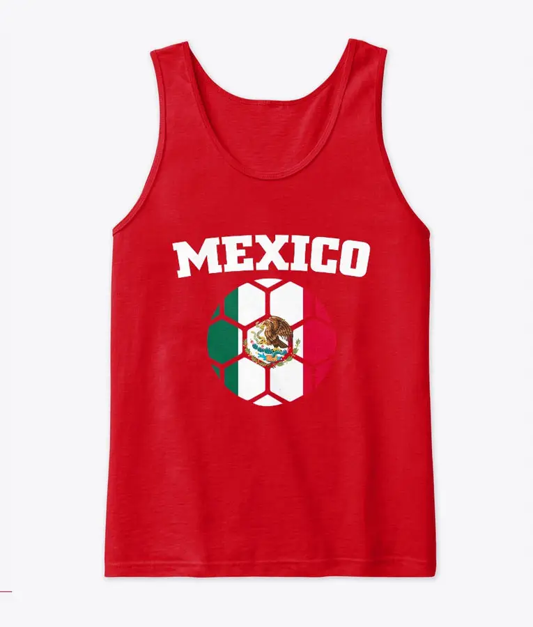 Best Christmas Ever! Mexico Flag Ball Tank Top