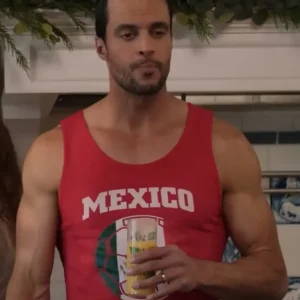 Best Christmas Ever! Valentino Mexico Flag Ball Tank Top