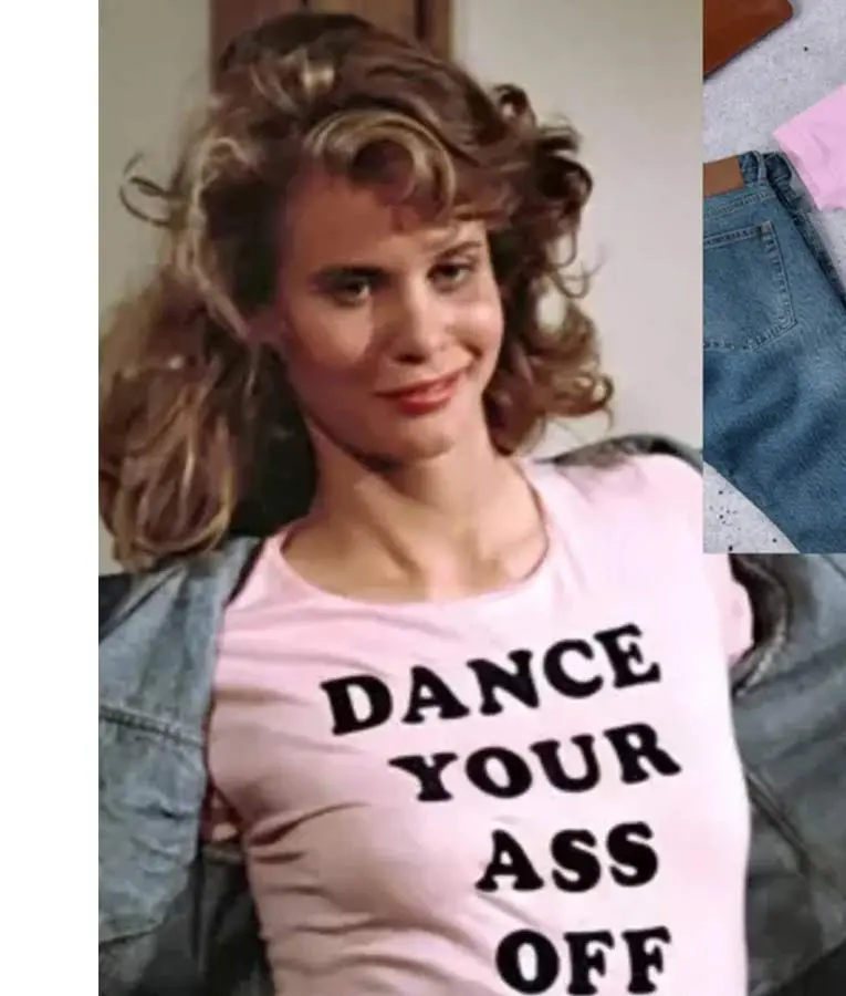 Footloose 1984 Lori Singer Dance Your Ass Off T-Shirt