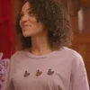 Jaelynn Brooks It's All Sunshine and Rainbows Molly Rainbow Flying Butterfly T-Shirt