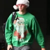 Joe Burrow Happy Holla Days Santa Christmas Sweatshirt