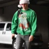 Joe Burrow Happy Holla Days Santa Sweatshirt