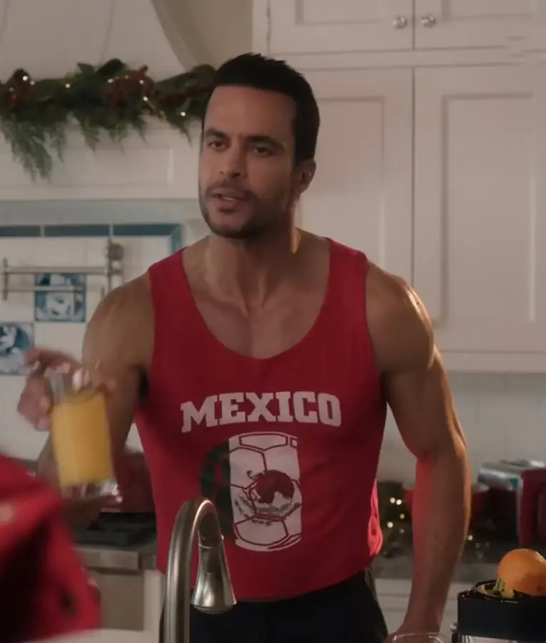 Matt Cedeño Best Christmas Ever! Valentino Mexico Flag Ball Tank Top