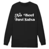 Selena Gomez No Beef Just Salsa Black Sweatshirt