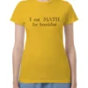 Isabela Merced Madame Web I Eat Math For Breakfast T-Shirt