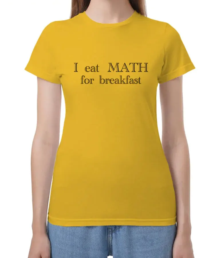 Isabela Merced Madame Web I Eat Math For Breakfast T-Shirt
