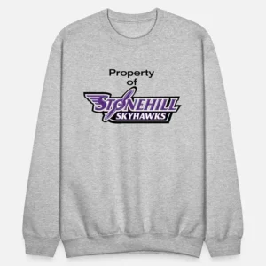 Keith Gill Property Of Stonehill Skyhawks Sweatshirt
