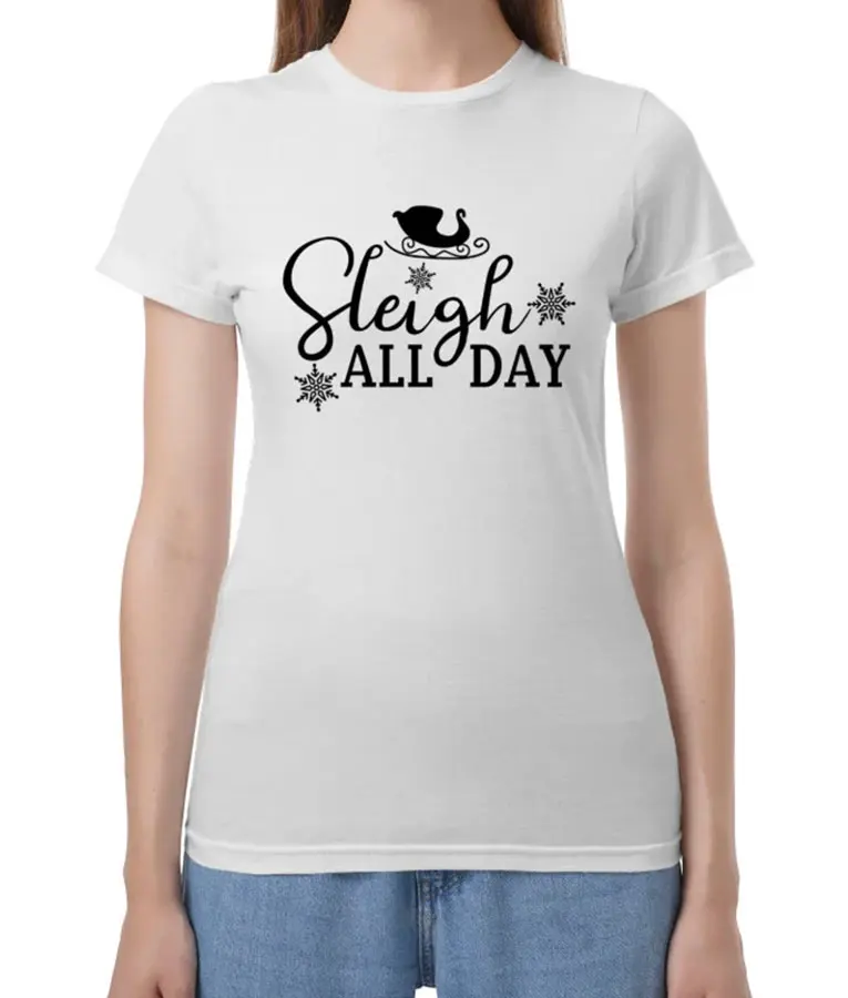 Princess Davis Holiday Road Sleigh All Day T-Shirt