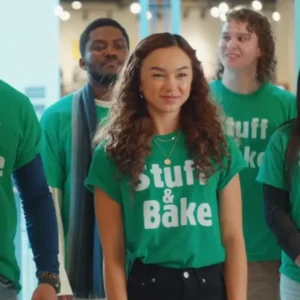 The Holiday Shift Devyn Nekoda Stuff & Bake T-Shirt