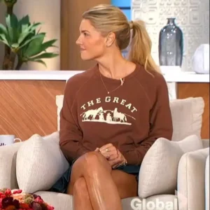 The Talk Amanda Kloots The Great Gaucho Sweatshirt