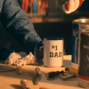 Candy Cane Lane Chris Carver Number 1 Dad Mug