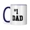 Chris Carver Number 1 Dad Mug Candy Cane Lane