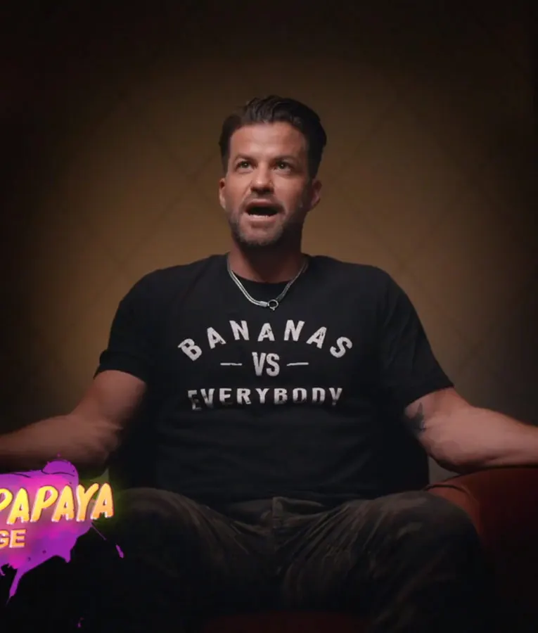 Johnny Papaya Bananas VS Everybody House of Villains T-Shirt