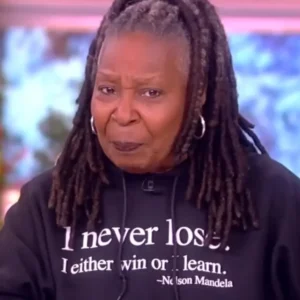 The View Whoopi Goldberg I Never Lose Nelson Mandela Hoodie