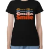 Davia Moss Good Trouble Smile Crop T-Shirt