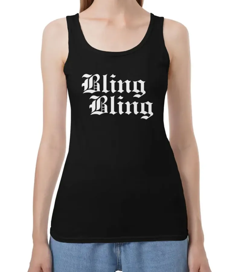 Mean Girls Karen Bling Bling Tank Top - CreativeTDesign