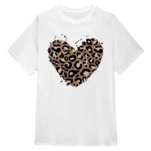 Leopard Heart T-Shirt Stolen Girl Maureen