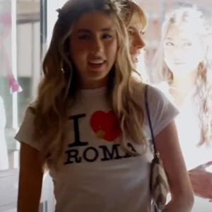 The Family Stallone Scarlet Rose Stallone I Love Roma T-Shirt