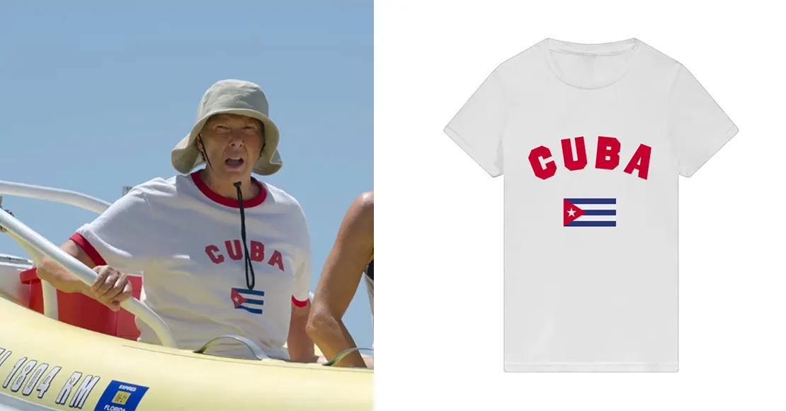 Diana Nyad Cuba Flag T-Shirt