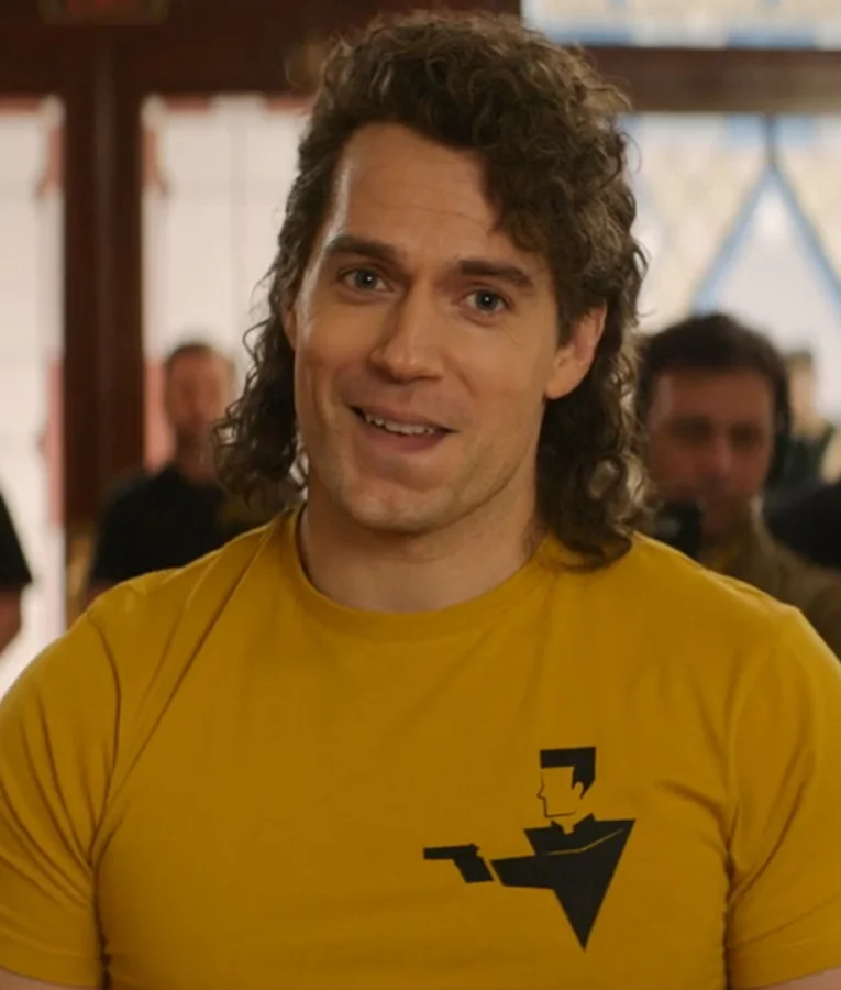 Henry Cavill Argylle Yellow T-Shirt