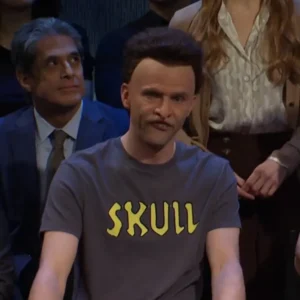 Beavis And Butt-Head Saturday Night Live Skull T-Shirt
