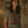 Free Press Frees Minds Tee Melissa Benoist The Girls on the Bus