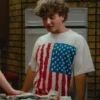 Gabriel LaBelle Snack Shack Moose USA Flag Tee