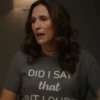 Michaela Watkins Dinner with the Parents Jane Did I Say That Out Loud T-Shirt