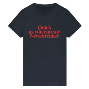 The Girls on the Bus Sadie Quick as you can say Newsbreaker Tee