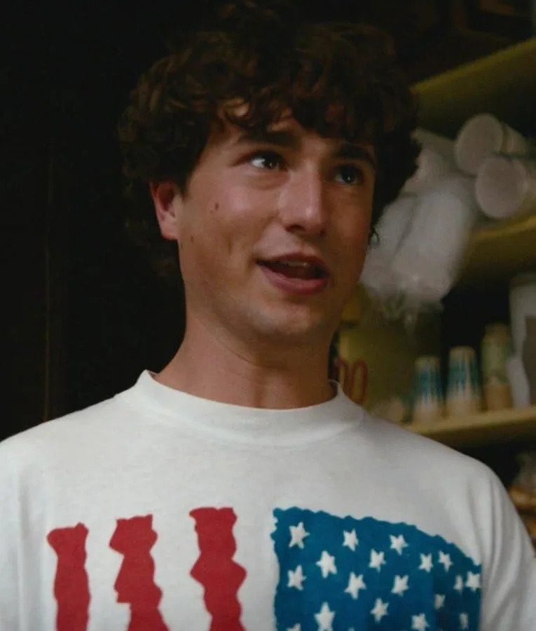 USA Flag T-Shirt Moose Snack Shack
