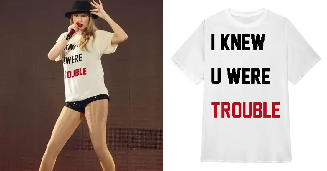 Taylor Swift I Knew U Were Trouble Tee