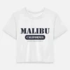 Audriana Giudice Malibu California Crop Tee