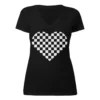 Checkered Heart T-Shirt Danielle Cabral The Real Housewives of New Jersey