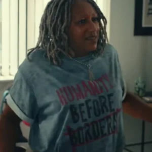 Clare Perkins The Outlaws Myrna Okeke Humanity Before Borders T-Shirt