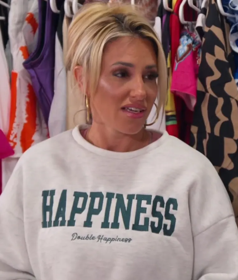 Danielle Cabral Happiness Double Happiness Sweatshirt The Real Housewives of New Jersey
